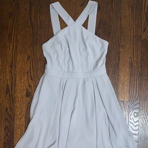 Lulus brand Grey Skater Dress size medium